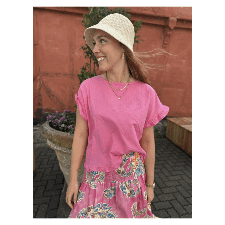 Kasimira top fuxia pink
