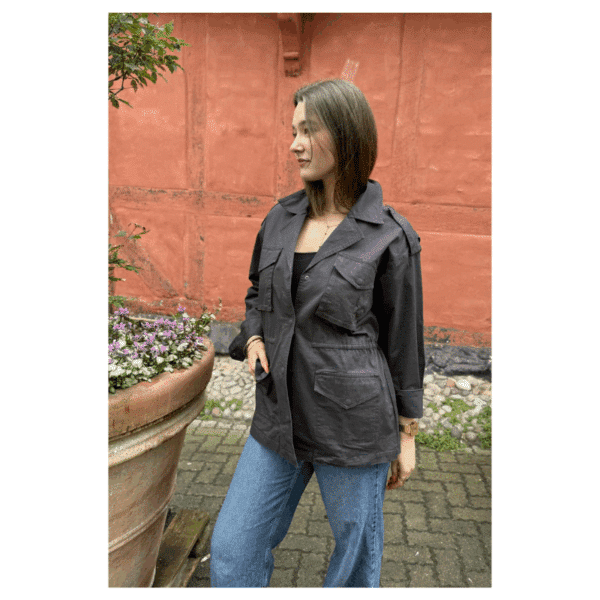 KIJO GO JO JACKET - RAVEN GREY - Image 2