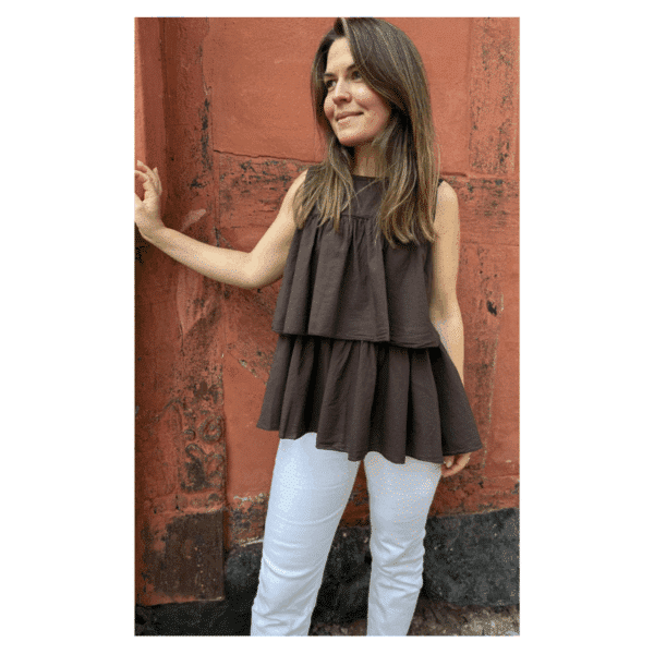 Mdc Debra brun top fra Marta du Chateau