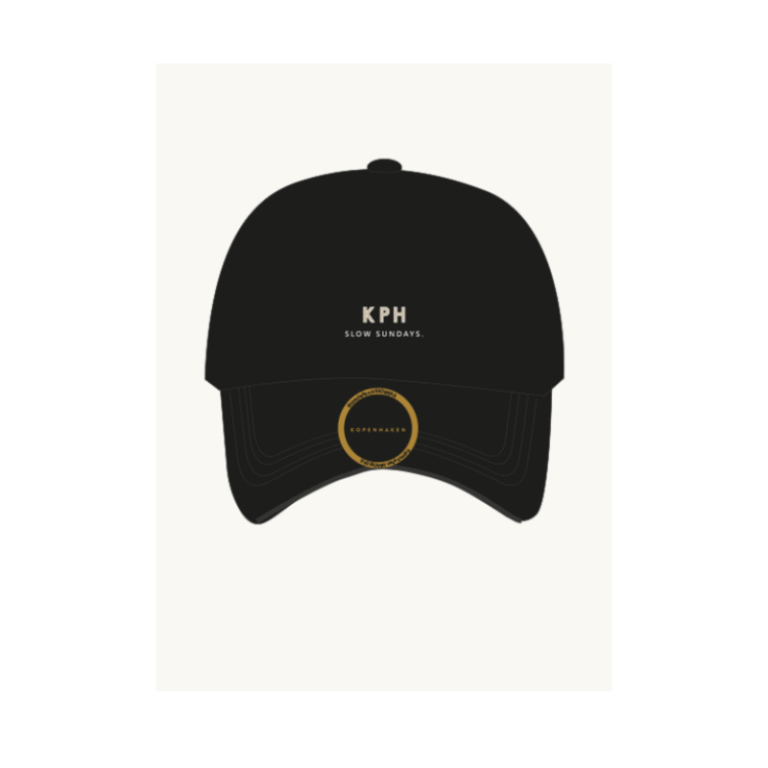 Cool kasket fra Kopenhaken lavet af 100% bomuld med broderet "KPH SLOW SUNDAYS" på fronten.