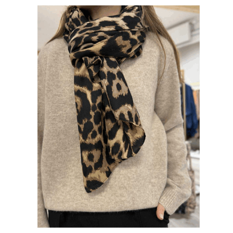 Det blødeste leo tørklæde fra Three M i brun