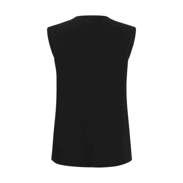 SARINA WAISTCOAT - BLACK - Billede 3