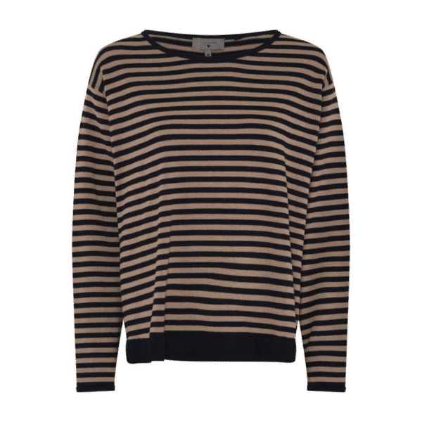 Oversize stribet bluse fra Lundgaard.