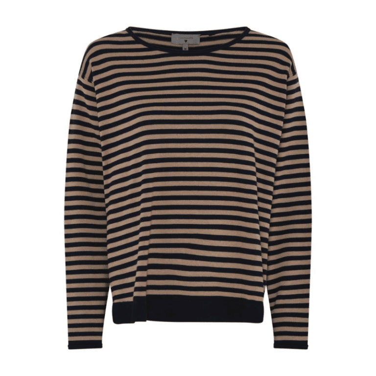 Oversize stribet bluse fra Lundgaard.