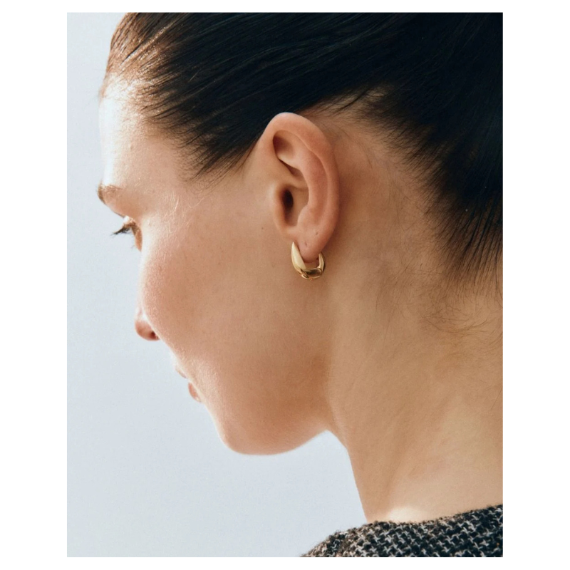 Crest Hoops S - Gold - Billede 2