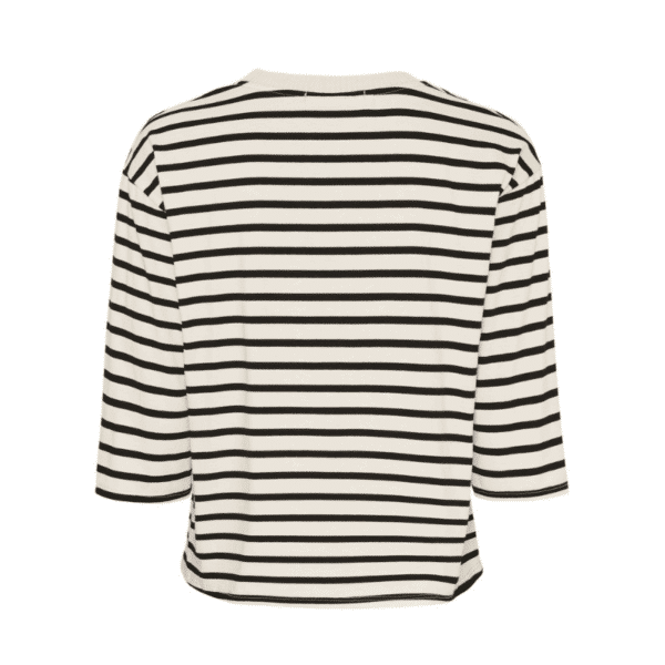 MDC BROOKLYN TEE - BEIGE/BLACK - Billede 2