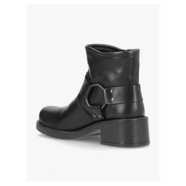 MY WAY støvle fra Shoedesign. Lækker sort bikerstøvle