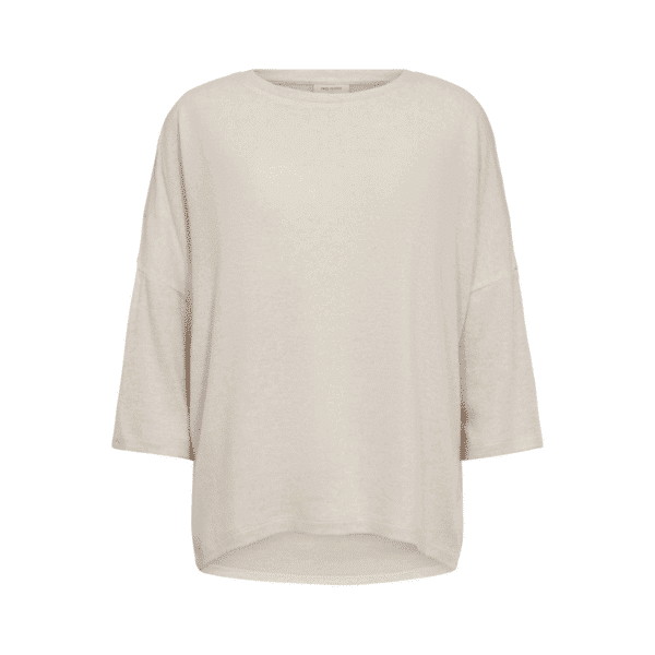 Laveco bluse fra Freequent. En lækker bluse i den blødeste kvalitet. Den er simpel i modellen med dens runde halsudskæring, løse pasform og 3/4 lange ærmer. Blusen er med dens lette kvalitet og flotte maleret lyseblå farve perfekt til efteråret. Fås også i creme. Farve: Blue Melange / Lyseblå Kvalitet: 74% Viscose, 21% Polyester, 5% Elastan Pasform: Løs Brystmål i str. S: 122 cm Se vores store udvalg fra Freequent. Bliv inspireret dagligt af vores skønne univers på sociale medier. Følg med på Instagram.