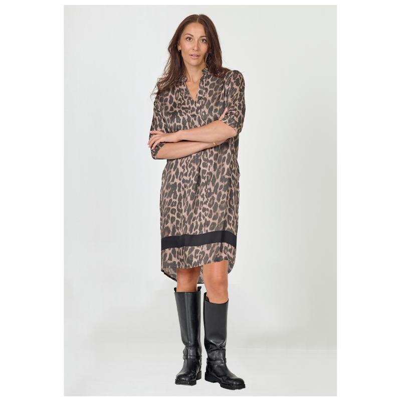 CILJE TUNIC DRESS - LEO PRINT - Billede 2