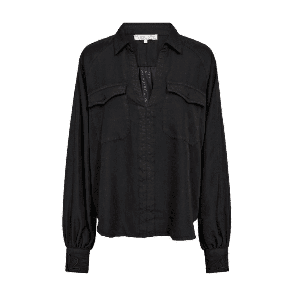 LOVISE GO BLOUSE - BLACK