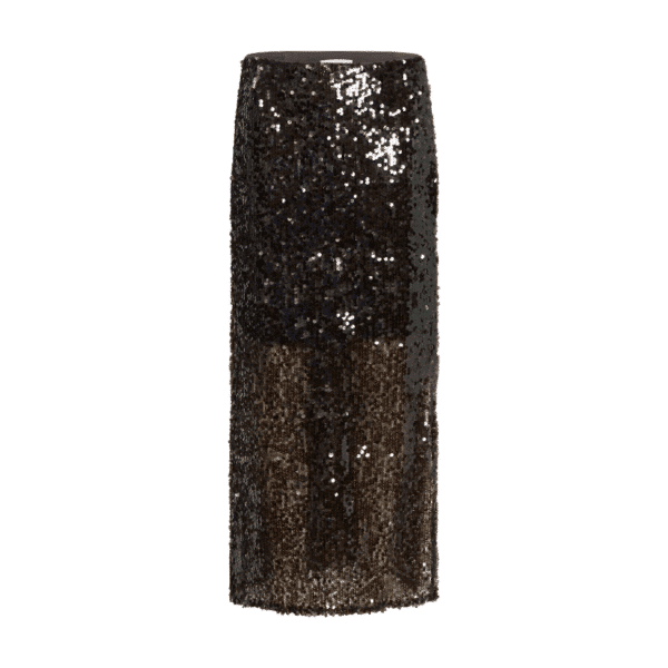 COCHELLA SEQUIN SKIRT - BLACK