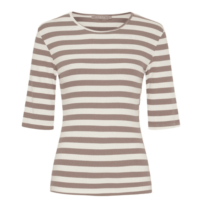 Mdc Nena tee fra Marta du Chateau. Skøn stribet t-shirt med korte ærmer og striber.