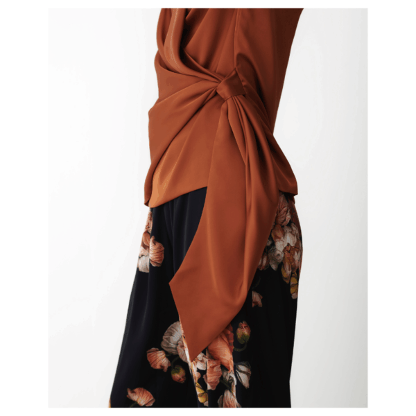 INES BLOUSE - COPPER - Billede 3