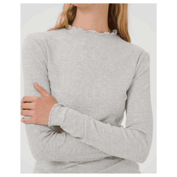 KB CANDACE LS TEE - OPAL GREY - Billede 4