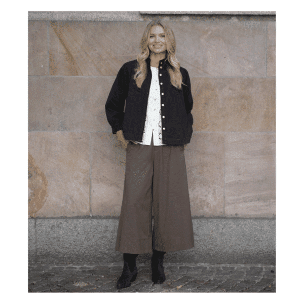 FIGGA BLOUSE - COFFEE - Billede 3