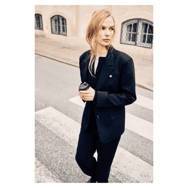 RO SOLID BLAZER - METEORITE - Billede 6