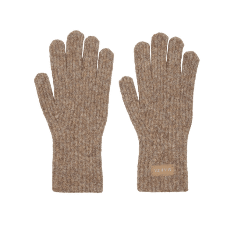 Mdc Vanessa hansker i en blød strikket kvalitet og med Marta du Chateau logo. Findes i flere forskellige farver. Kvalitet: 50% recycled polyester, 24% acrylic, 16% Nylon, 8% wool, 2% Spandex