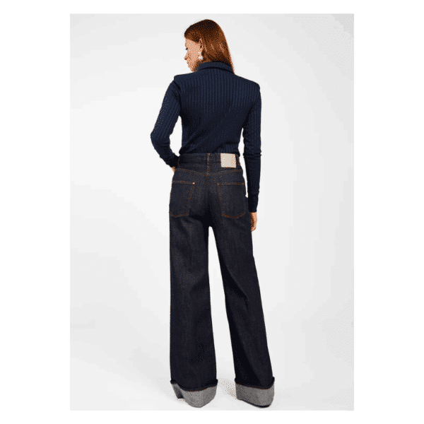 VIGO VIS 177 BLOUSE - DARK NAVY - Billede 4