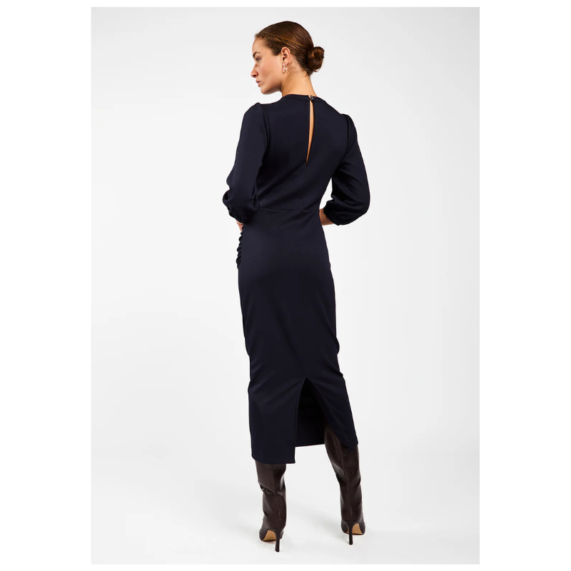 ABYGAIL DRESS - DARK NAVY - Billede 4