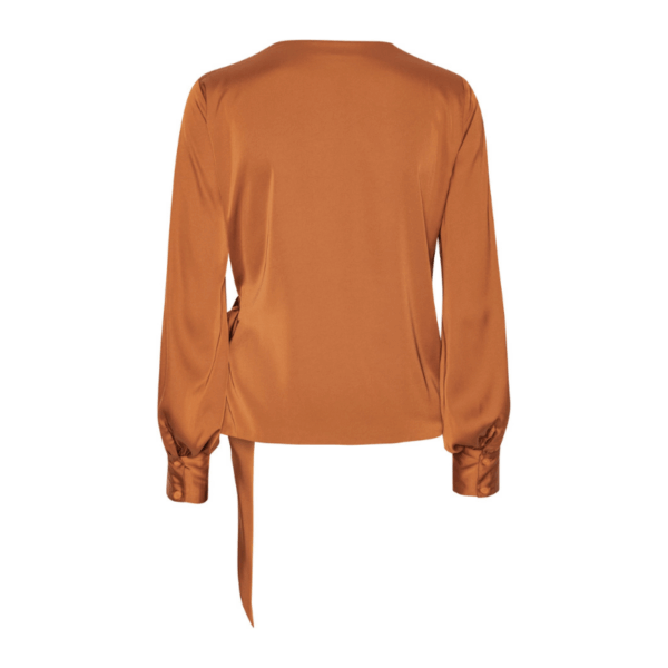 INES BLOUSE - COPPER - Billede 4
