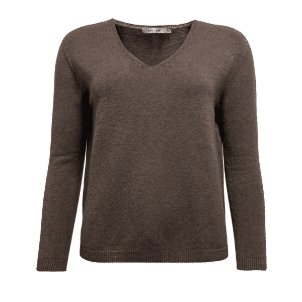 Jimmy V pullover Costa mani brun