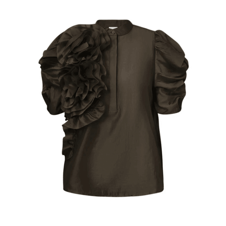 AnnSofi Go bluse fra Gossia i farven Coffee