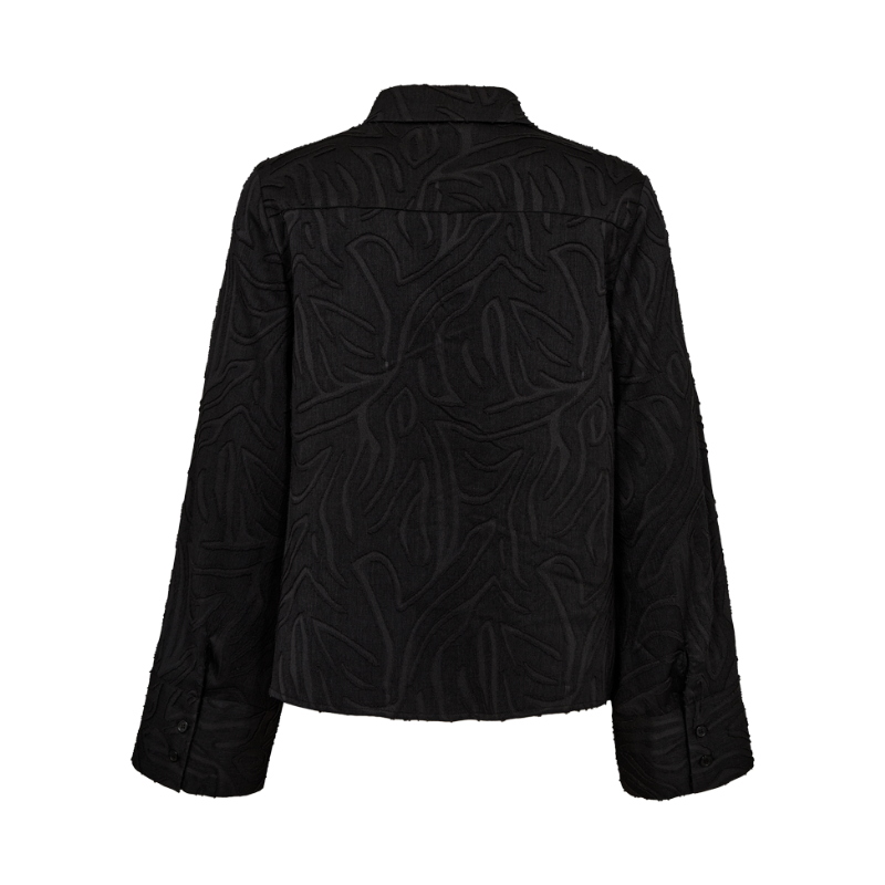 MINNA SHIRT - BLACK - Billede 4