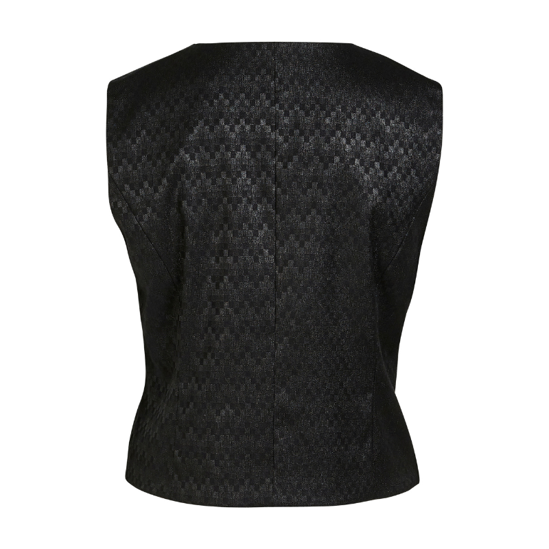 BINE VEST - BLACK - Billede 4