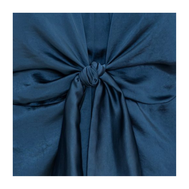 BLAIR BLOUSE - RICH CERULEAN BLUE - Billede 3