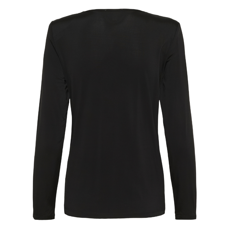 CLARA BLOUSE - BLACK - Billede 5