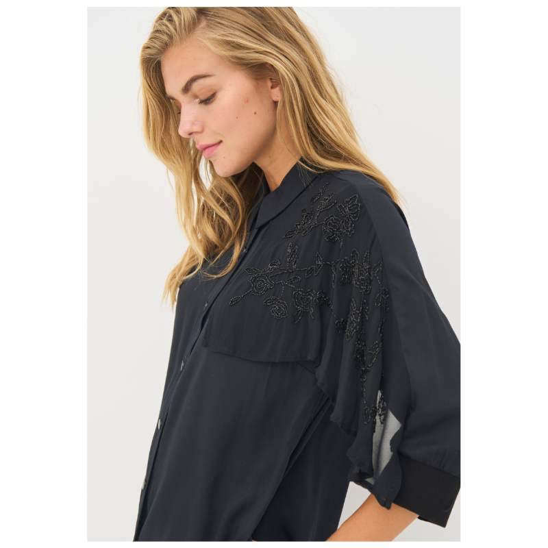 BIBI DRESS - BLACK - Billede 3