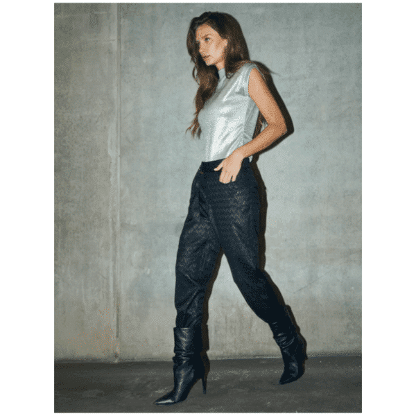 BINE TROUSERS - BLACK - Billede 2