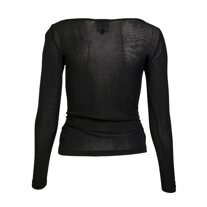 BETH TEE LS - BLACK - Billede 5