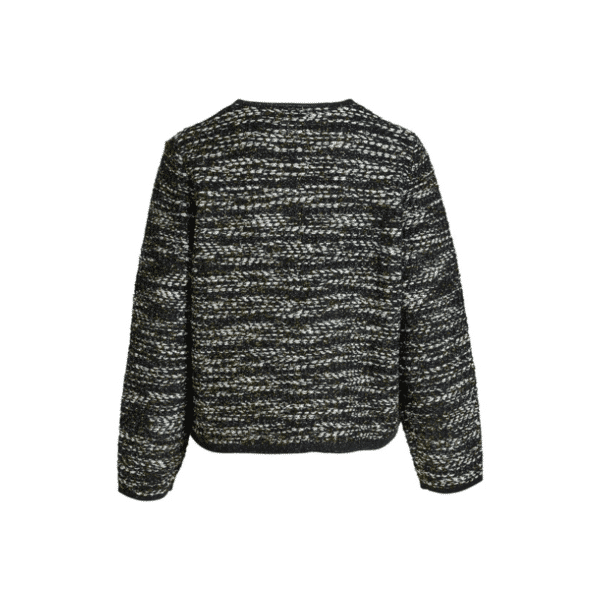 BRITT JACKET KNIT - BLACK MIX - Billede 6