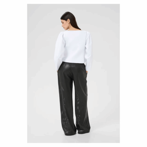 CLAUDIA LS SHIRT - BRIGHT WHITE - Billede 3