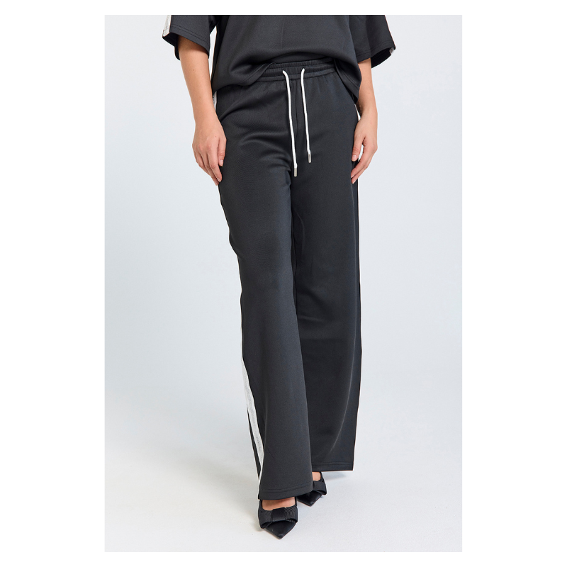 MALACY PULLOVER - BLACK/WHITE - Billede 2