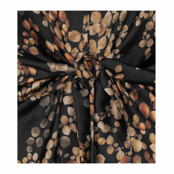 FAYE DRESS - MELANGE NOIR - Billede 3