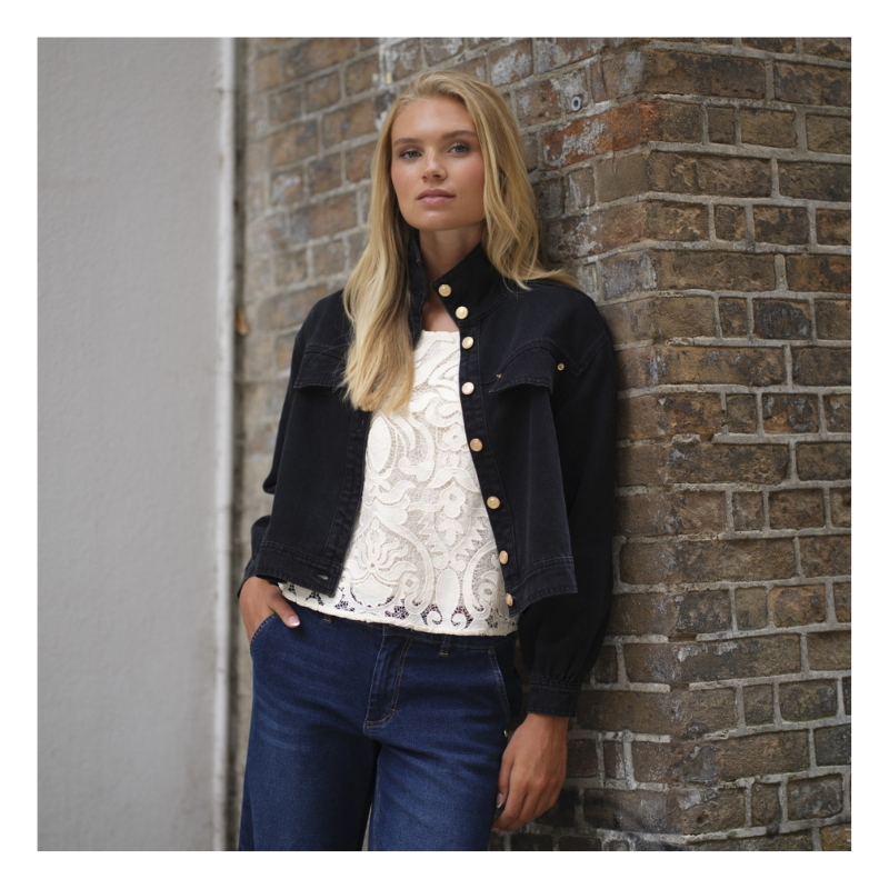 FREDERIKKE JACKET - BLACK - Billede 2