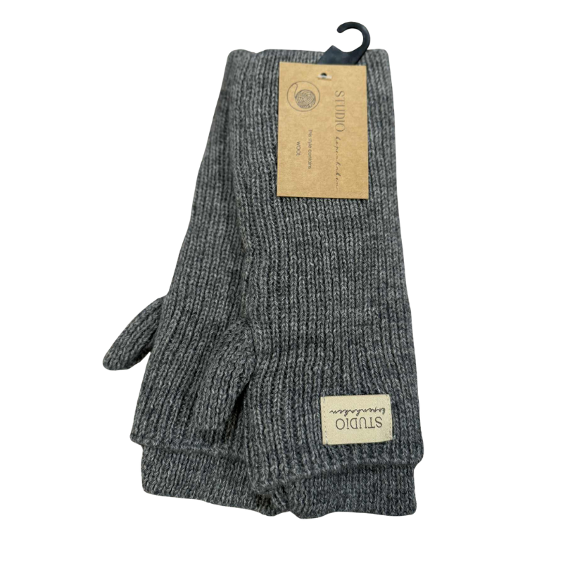 MALIN FINGER GLOVE GREY MEL