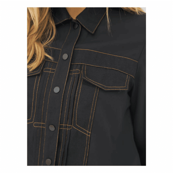 BEATE SHIRT - BLACK - Billede 5