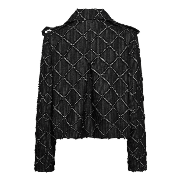 ANGELIE GO JACKET - BLACK/OFFWHITE - Billede 3