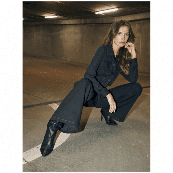 BEATE TROUSERS - BLACK - Billede 2