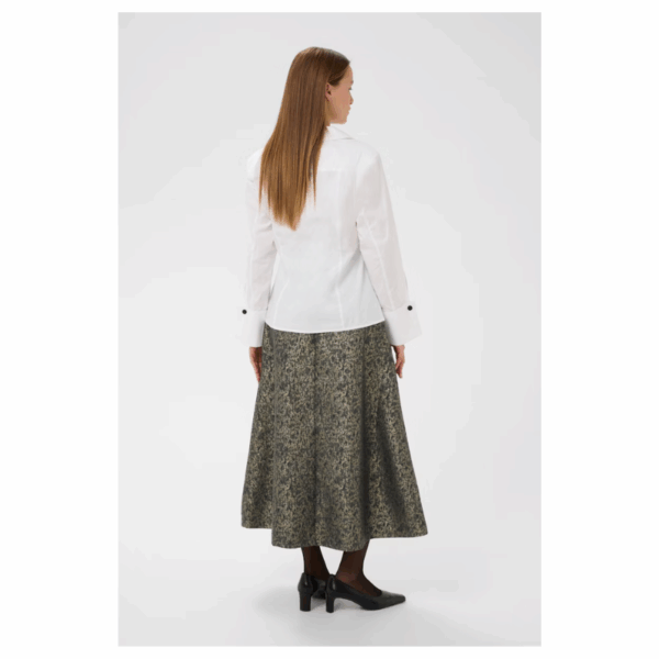 CLAUDIA SHIRT - BRIGHT WHITE - Billede 3