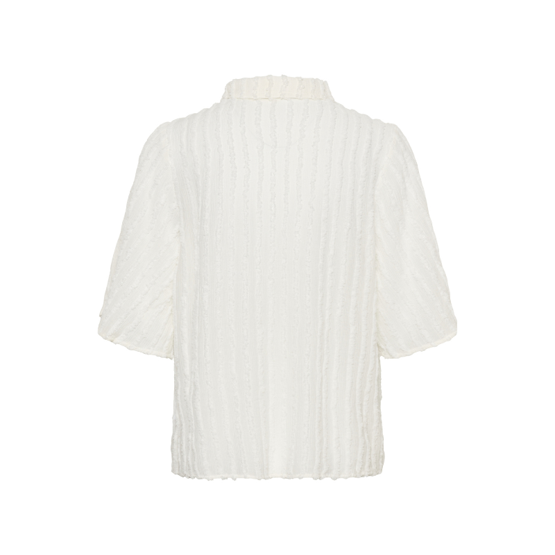 VECENNA HELA SHIRT SS - W. WHITE - Billede 4