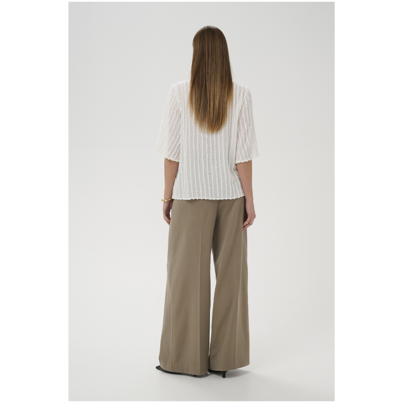 VECENNA HELA SHIRT SS - W. WHITE - Billede 3