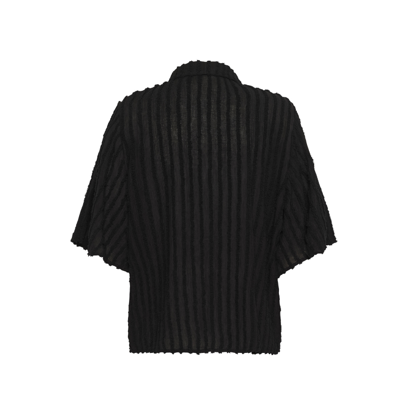 VECENNA HELA SHIRT SS - BLACK - Billede 5