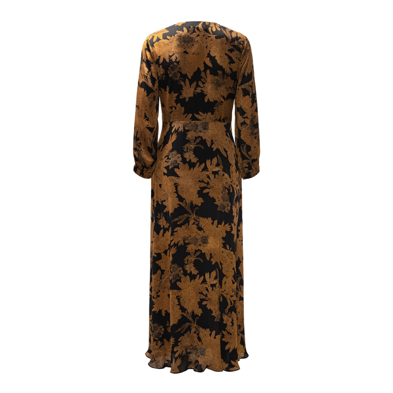 FAYE DRESS - TAWNY FLOWER - Billede 2