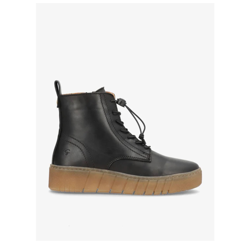 MOOVED LACE - LEATHER BLACK - Billede 2