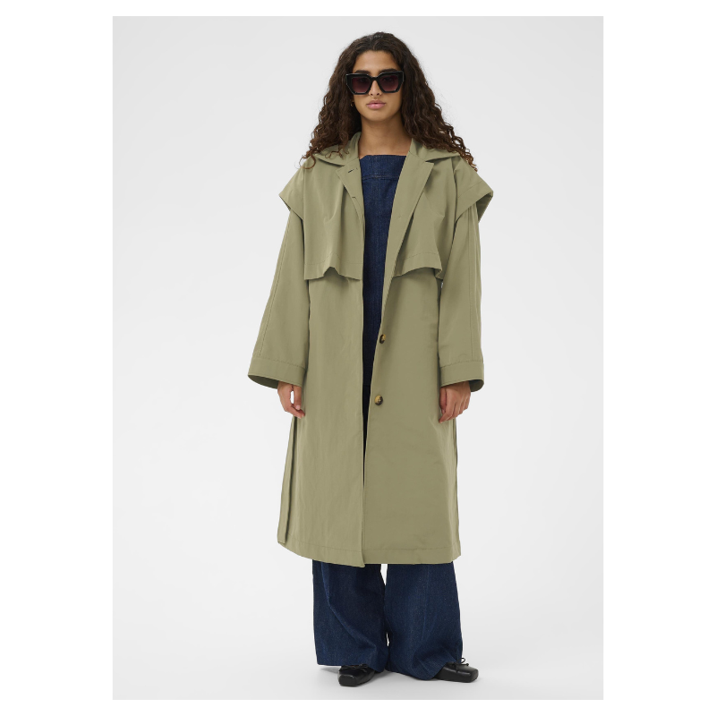ROWENA TRENCH COAT - MERMAID - Billede 3