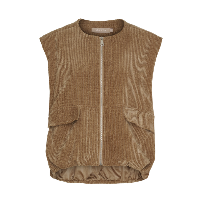 FREYA VEST - CAMEL